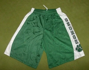PANTALONES CORTOS DE BALONCESTO DE INTERCAMBIO DE ALGODÓN PARA HOMBRE S PEQUEÑOS VERDES BLANCOS HECHOS EN EE. UU. Usados en excelente condición - Imagen 1 de 5