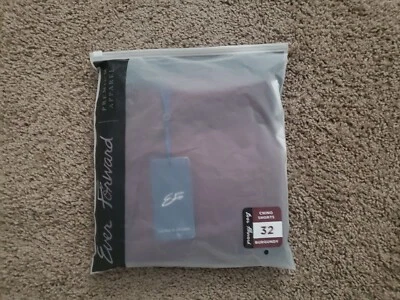 Pantalones Cortos Chinos Ever Forward - Nuevos con Etiquetas, Talla 32, Envío Gratis. Foto 1 de 2