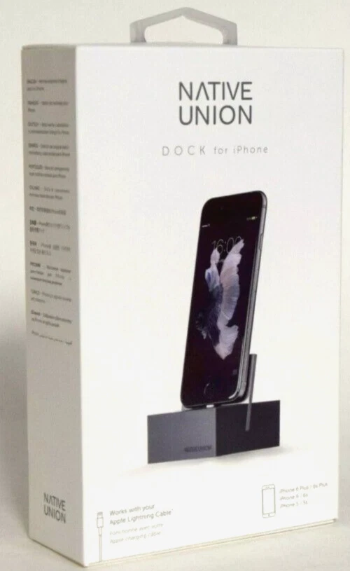 Native Union Dock Weighted for Apple iPhone Lightning Devices