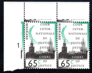 1989-94 Nederland SC# O50 - Peace Palace, The Hague - Pair - M-NH - Picture 1 of 1
