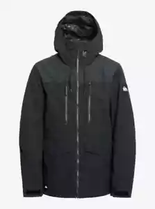 Quicksilver Fairbanks Mens Technical Snow Jacket True Black Extra Large NWT - Picture 1 of 8
