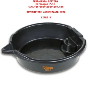 ​Vaschetta contenitore per recupero liquidi OLIO moto auto  BETA 1878 - 8 LITRI - Foto 1 di 1