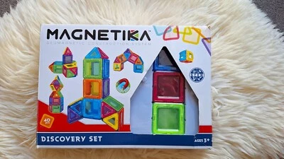 Magnetic Building Blocks - S.T.E.M Magnetika Tiles Kids Imaginative Play Toy - Image 1 of 4