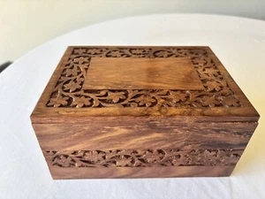 Rosewood Urn Box for Human Ashes,Cremation Funeral Urns Box, Decorative Urns,Pet - Picture 1 of 13