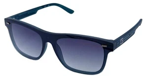 Guess Herren Sonnenbrille mattblau rechteckig, rauchfarbene Gläser mit Farbverlauf. GF0183. 91B - Bild 1 von 12