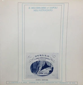(Teatro) di F.Canessa-IL MELODRAMMA A NAPOLI NELL’OTTOCENTO Guida 1982 - Imagen 1 de 1