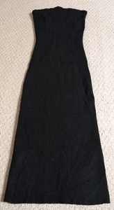 Forever 21 Womens Small Black Rayon Blend Strapless Dress 24 - Picture 1 of 12