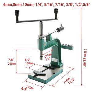 Desktop Hand Tapping Machine Cast Iron Tap and Dies Precision Manual Tapper New - Picture 1 of 4
