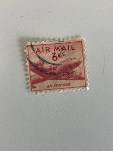 USA Postage Air Mail 6 Cents Stamp - - Picture 1 of 2