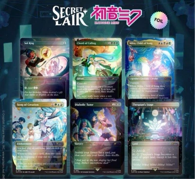 MTG Secret Lair x Hatsune Miku Digital Sensation English Foil - Image 1 of 2