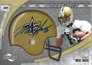 2006 Sweet Spot Signatures #HA Mike Hass AUTO - FB - Picture 1 of 2