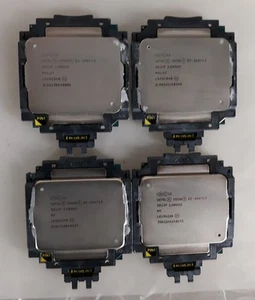 Lot of 4 Intel Xeon E5-2697 V3 SR1XF 2.60GHz CPU Server Processor w/ Brackets - Picture 1 of 1