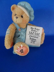Cherished Teddies Club. 1995 Symbol Of Membership 1995 Mini Figurine. - Picture 1 of 5
