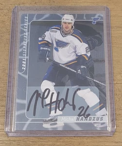 MICHAL HANDZUS 2000-01 ITG BAP SIGNATURE CERTIFIED ROOKIE AUTOGRAPH AUTO SP #144 - Picture 1 of 2