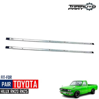 TOYOTA HILUX RN20 RN25 PICKUP 1972-78 VENTANA CRISTAL SELLO PUERTA INTERIOR TIRA DE CLIMA Foto 1 de 4