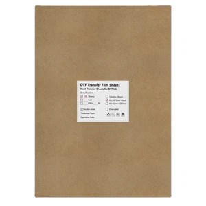 A3 Size PET Heat Transfer film 75U thickness Double-sided for Inkjet Dtf Printer - Afbeelding 1 van 8