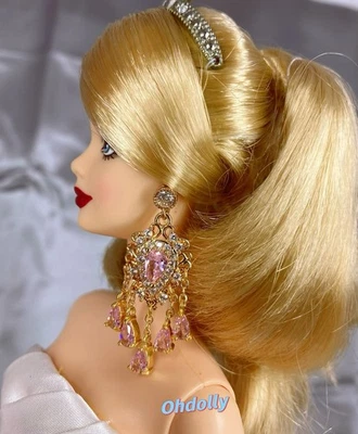 Pendientes Hechos a Mano para Moda Integridad Muñecas Joyería Juguetes Accesorios 1/6 ÚNICOS EN SU CLASE Foto 1 de 3