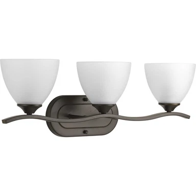Progress Lighting P300097 Bronze Laird 3-Light 23-3/4"W Bathroom Vanity Light - Image 1 of 4