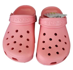 Crocs unisex pink for kids Size M 1 or W 3 New With Tag - Imagen 1 de 4