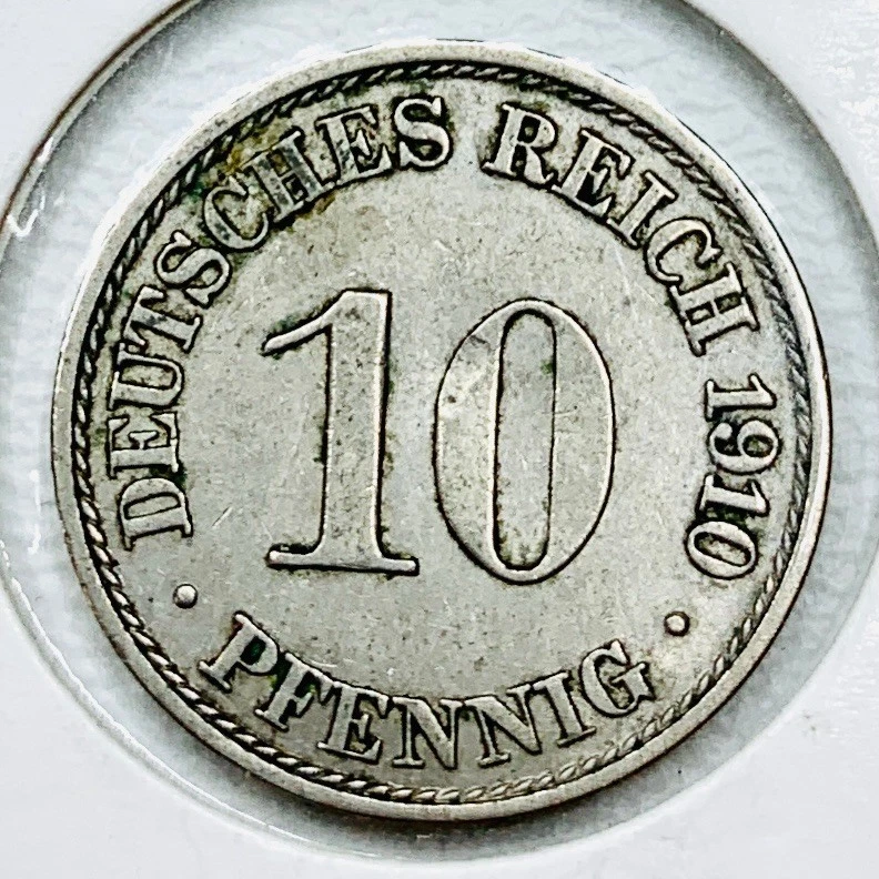 1910 A German Empire 10 Pfennig Coin - Image 1 of 4