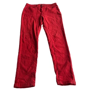 Vintage women M&S jeggings red jeans in M|W31 L28|SKU 6056 - Picture 1 of 4