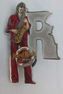Hard Rock Cafe HOLLYWOOD 2001 Musician Letter Series PIN #3/12 "R" 30 Years - Picture 1 of 2