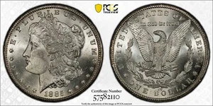 1885 CC Morgan Silver Dollar PCGS MS-63 Carson City 2110 - Picture 1 of 1