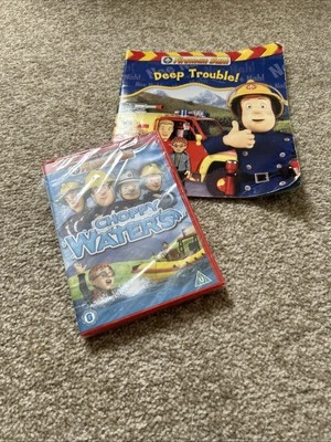 Fireman SAM DVD And Book Choppy Waters Deep Trouble Adventure Children  - Image 1 of 4
