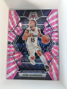 José Alvarado 2022-23 Mosaico FOTL Rosa Remolino 18/20 Pelicans - Imagen 1 de 2