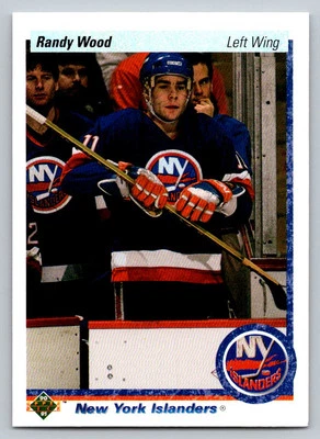 1990-91 Upper Deck #16 Randy Wood New York Islanders - Image 1 of 2