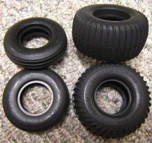 Tamiya Grasshopper / Sand Scorcher 4 Tire Set for New or Vintage Model RC Car - Picture 1 of 1