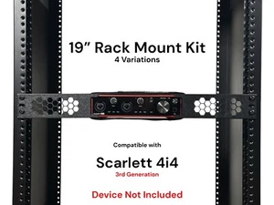 Rack Mount Kit for Scarlett 4i4 3rd Gen 1.5U 19” Rack Mount - 4 Variations - Picture 1 of 10