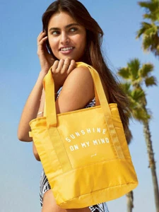 Raffrescatore da viaggio Victoria's Secret Pink Sunshine On My Mind giallo isolato, nuovo con etichette - Foto 1 di 12