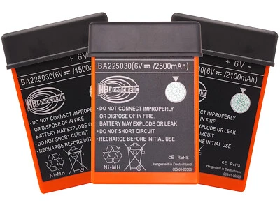 1500mAh 2100mA BA225030 6V Battery For HBC pump truck remote control battery US - Image 1 of 3
