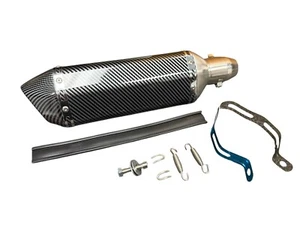 Slip-on 51mm Universal Motorcycle Exhaust Muffler Pipe with DB Killer Silencer - Picture 1 of 6