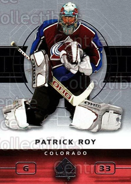 2002-03 SP Authentic #22 Patrick Roy - Image 1 of 1
