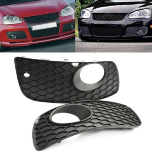 2x Front Bumper Lower Fog Light Grille Grill For VW Golf GTI MK5 Jetta 2006-2009 - Picture 1 of 12