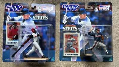 Hasbro Starting Lineup 2000 serie extendida Ken Griffey Jr y Kevin Millwood nuevo en caja Foto 1 de 4