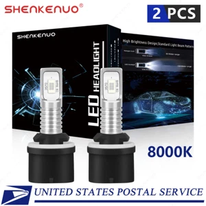 For Nissan Armada 2005-10 Titan 2004-15 - 2x 880 LED Fog Light Bulbs 8000K Blue - Picture 1 of 8