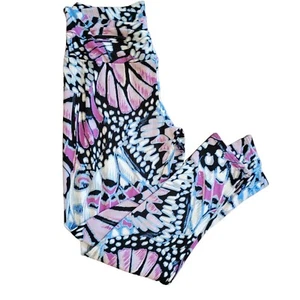 Crossover V-front Leggings Sueded Super Soft Butterfly Ankle Juniors XL (15-17) - Picture 1 of 5