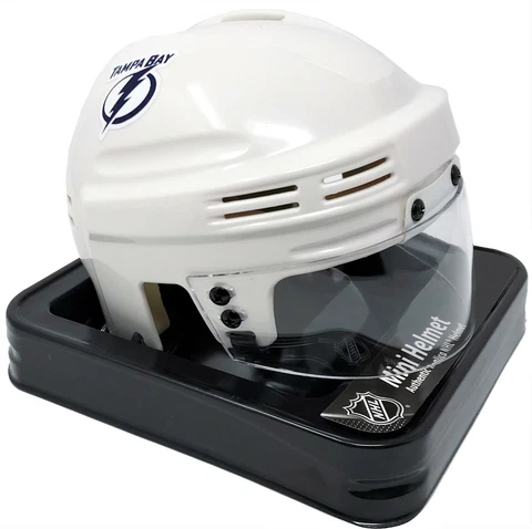 TAMPA BAY LIGHTNING NHL LICENSED WHITE MINI HELMET Cover