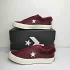 Converse Leather OX One Star Burgundy Sneakers women 7.5 / men 5.5