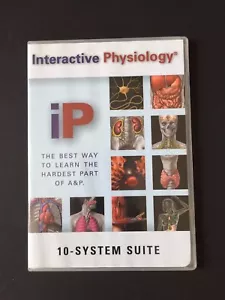 Interactive Physiology Anatomy Pearson 10-System Suite CD AnatomyAR - Picture 1 of 6