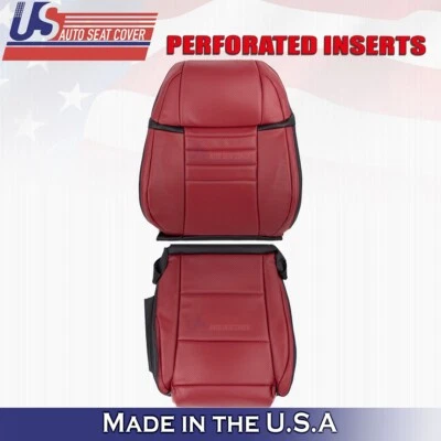 2017 2018 2019 2020 se adapta a Lexus GS350 F-Sport parte superior inferior cubierta de cuero roja Foto 1 de 4