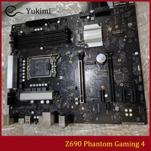 PER ASROCK Z690 Phantom Gaming 4 LGA1700 DDR4*4 128GB HDMI 2.1 scheda madre test - Foto 1 di 6