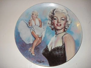 MARILYN MONROE COMMEMORATIVE COLLECTOR PLATE BY SUSIE MORTON # 4988 - Picture 1 of 5