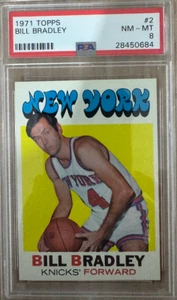 1971 Topps Bill Bradley #2 PSA 8 - Picture 1 of 2