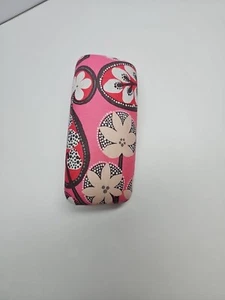 Retired Vera Bradley Hard Eyeglass Clam Case Blush Pink Glasses Sunglasses - Picture 1 of 5