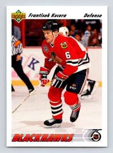 1991-92 Upper Deck #468 Frantisek Kucera  Chicago Blackhawks 