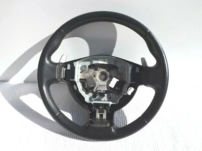 2008 2009 Nissan Rogue black leather wrap steering wheel with shift paddles OEM - Image 1 of 4